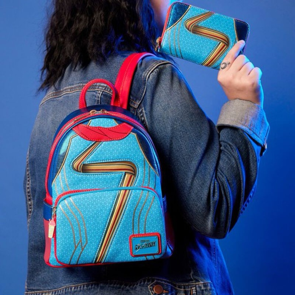 LOUNGEFLY MARVEL Ms. Marvel Cosplay Mini Backpack - Picture 3 of 16